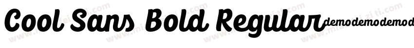 Cool Sans Bold Regular字体转换